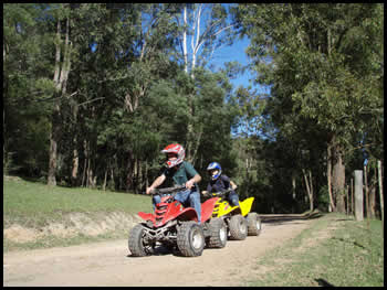 Quad Bike tours at Glenworth Valley