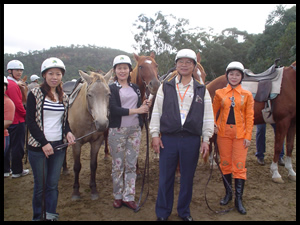 Cathay Life Pacific Group April 2005, riders in excess of 1800 over 5 days.