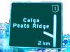 Sign on Freeway